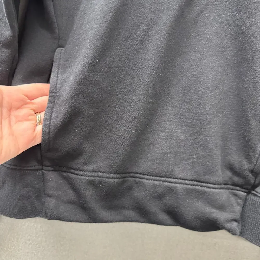 Nike Sweatshirt Girls XL Black Pullover‎ + Pockets Long Sleeve Athleisure